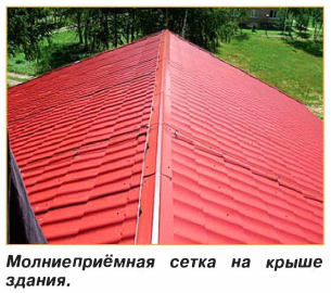 Молниеприёмная сетка