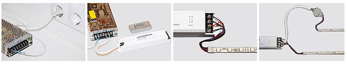 Подключение Led лент Инсталяция светодиодов в Минске
