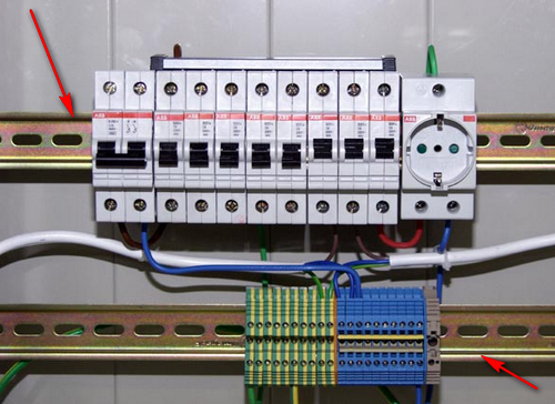 Защитные автоматы Schneider Electrick и электрическое оборудование, смонтированное на DIN-рейках Электромонтажные работы в Минске и Минском районе