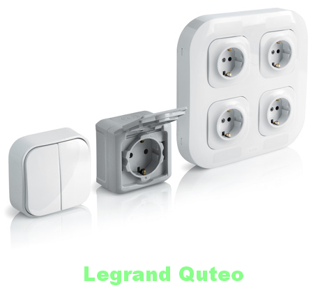 Электроустановочное оборудование для накладного монтажа - Legrand Quteo Накладной монтаж - Legrand Quteo в Минске и пригороде