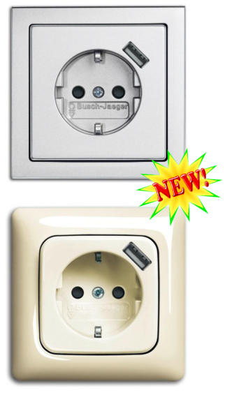 Розетки Schuko/USB - это несомненно практичное решение, запатентованное компанией ABB Установка, перенос, подключение розеток в Минске
