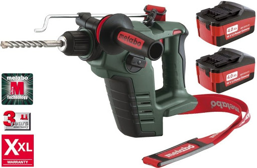 Аккумуляторный перфоратор SDS-Plus - Metabo BHA 18 LT Услуги Электрика в Минске - качество +++