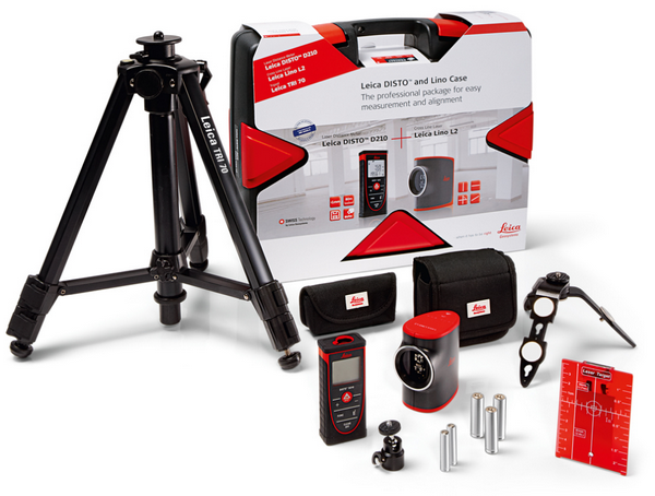 Обеспечивает отличную видимость лазерных линий на всем их протяжении. Leica LINO L2